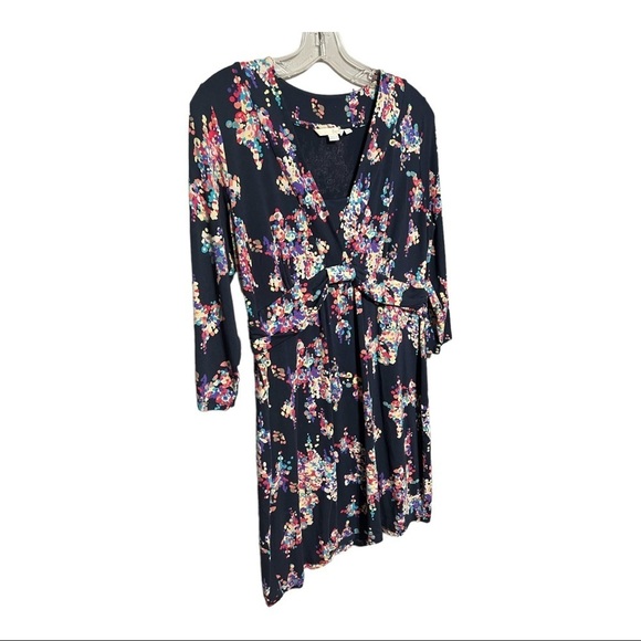 Boden Confetti Print Jersey Knit Dress Navy Soft Feminine Whimsical Everyday 12R - Picture 10 of 15